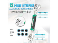 PROSKIT Chave Multifunções 48em1 Hexagonal/Quadrada PROSKIT Chave Multifunções 48em1 Hexagonal/Quadrada